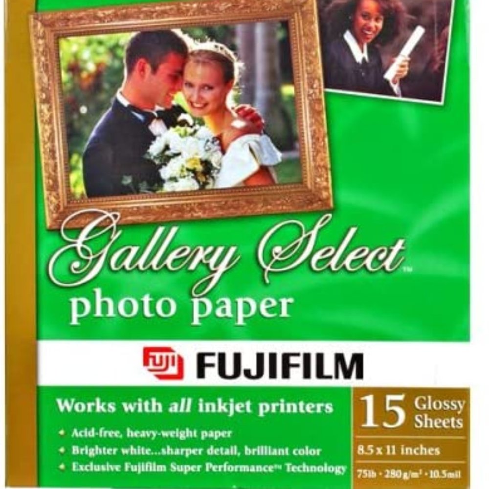Lot of 5 Packs Fuji  Gallery Select Ink Paper ( ideal for Weddings)